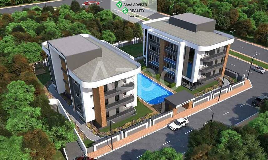 Недвижимость Турции Новый проект жилого комплексе в районе Кепез 50-90 м²: 1