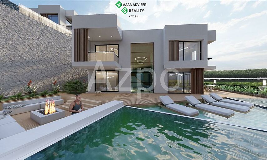 Недвижимость Турции Современная вилла 3+1 с видом на Средиземное море 220 м²: 2