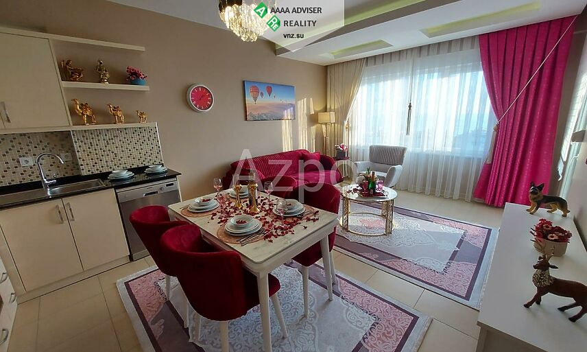 Недвижимость Турции Меблированная квартира 2+1 с видом на Средиземное море 110 м²: 2