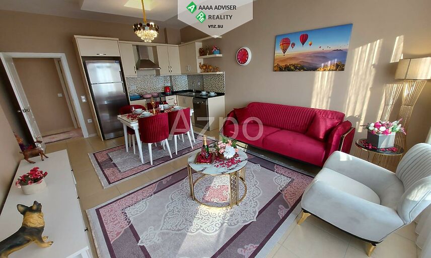 Недвижимость Турции Меблированная квартира 2+1 с видом на Средиземное море 110 м²: 4