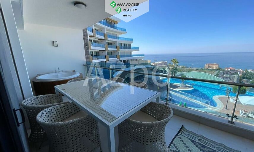 Недвижимость Турции Меблированная квартира 2+1 с видом на Средиземное море 115 м²: 13