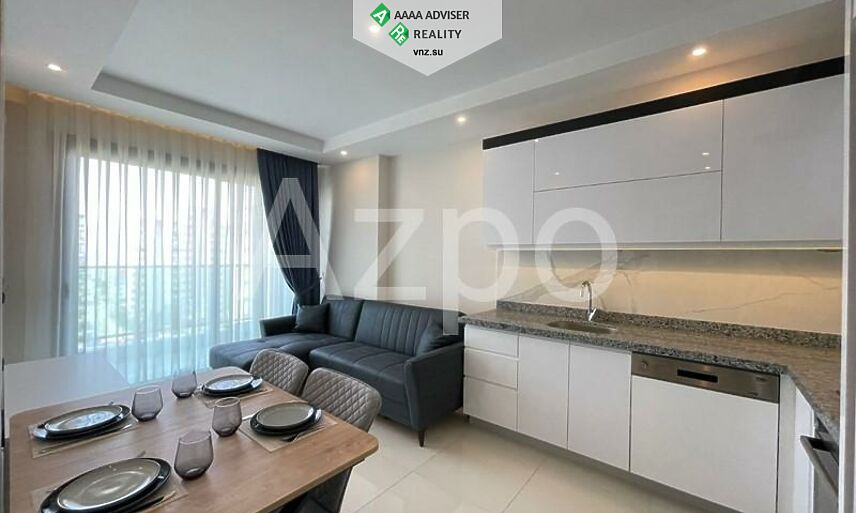 Недвижимость Турции Новая меблированная квартира 1+1 в районе Махмутлар 42 м²: 2