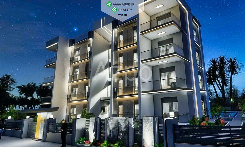 Недвижимость Турции Квартиры планировками 1+1 и 2+1 в строящемся комплексе 67-90 м²: 1