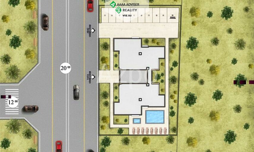 Недвижимость Турции Квартиры планировками 1+1 и 2+1 в строящемся комплексе 67-90 м²: 17