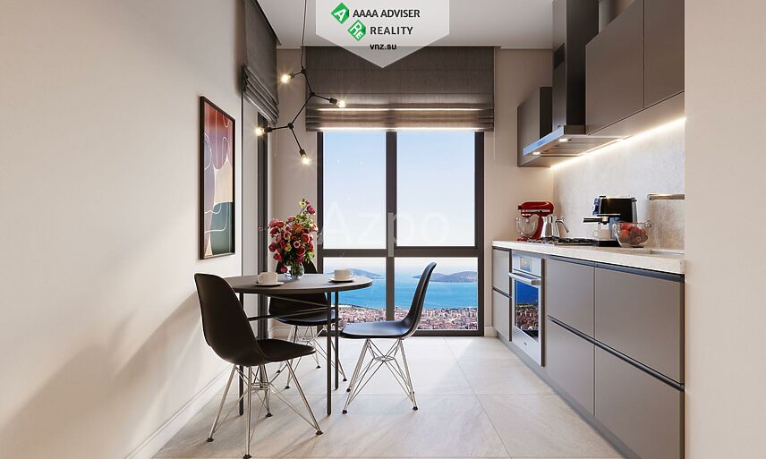 Недвижимость Турции Квартиры с видом на море в районе Малтепе 73-221 м²: 9
