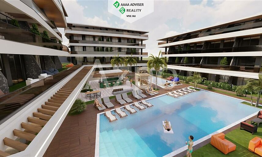 Недвижимость Турции Квартиры различных форматов в новом проекте жилого комплекса 57-178 м²: 2