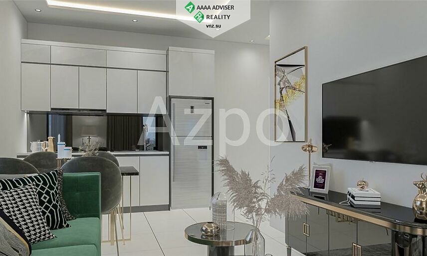 Недвижимость Турции Двухкомнатная квартира в новом комплексе с инфраструктурой отеля 58 м²: 2