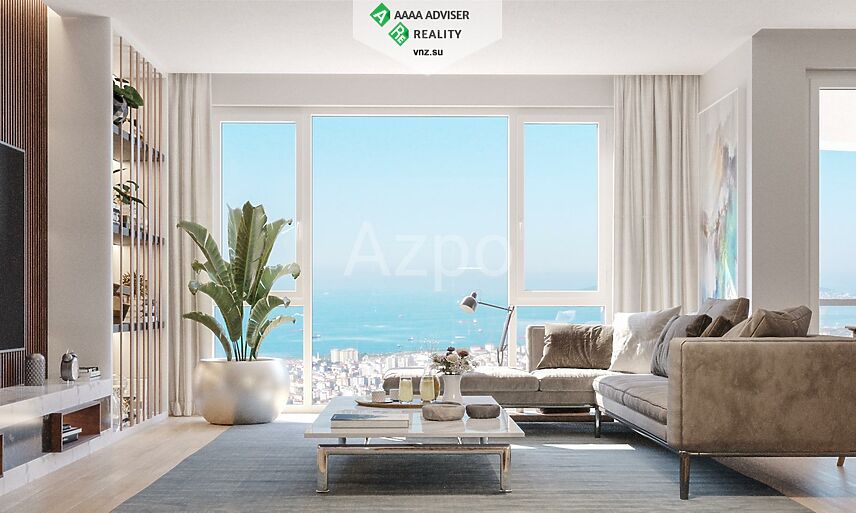 Недвижимость Турции Квартиры различных форматов в новом комплексе, Стамбул 60-265 м²: 11