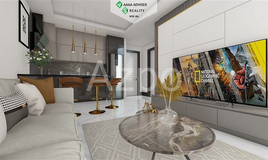 Недвижимость Турции Двухкомнатная квартира в строящемся комплексе 50 м²: 12