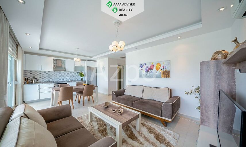 Недвижимость Турции Двухуровневый пентхаус 2+1 с мебелью и бытовой техникой 120 м²: 1