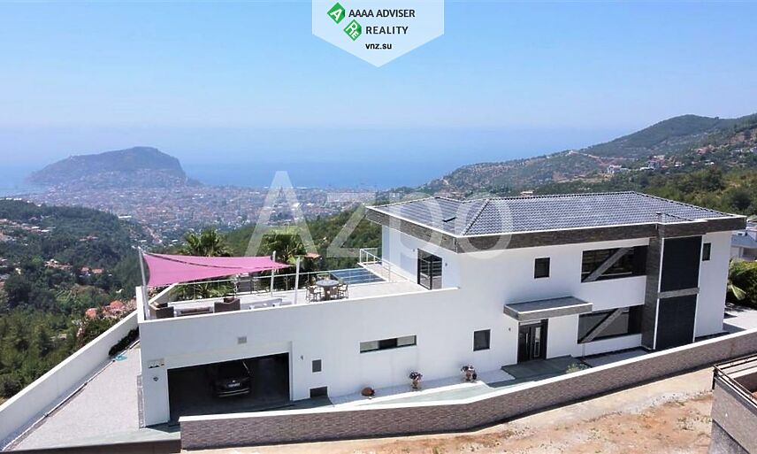 Недвижимость Турции Просторная вилла 4+1 с панорамным видом на море и город 390 м²: 23