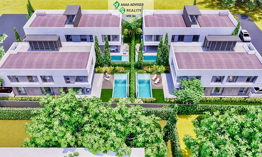 Недвижимость Турции Проект коттеджного комплекса в районе Кепез 300-400 м²: 1