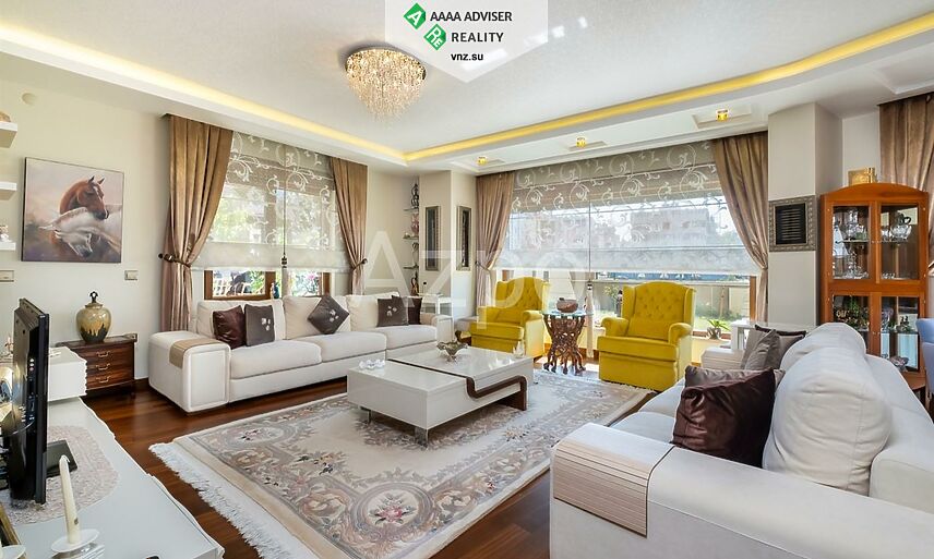 Недвижимость Турции Большой садовый дуплекс 7+2 в микрорайоне Чаглаян/Анталья 420 м²: 2