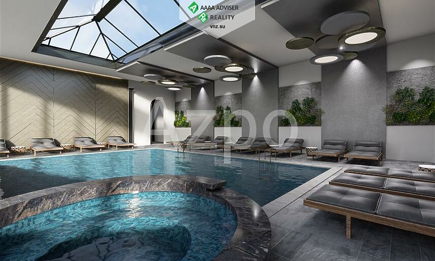 Недвижимость Турции Новая квартира 1+1 в элитном комплексе 80 м²: 9