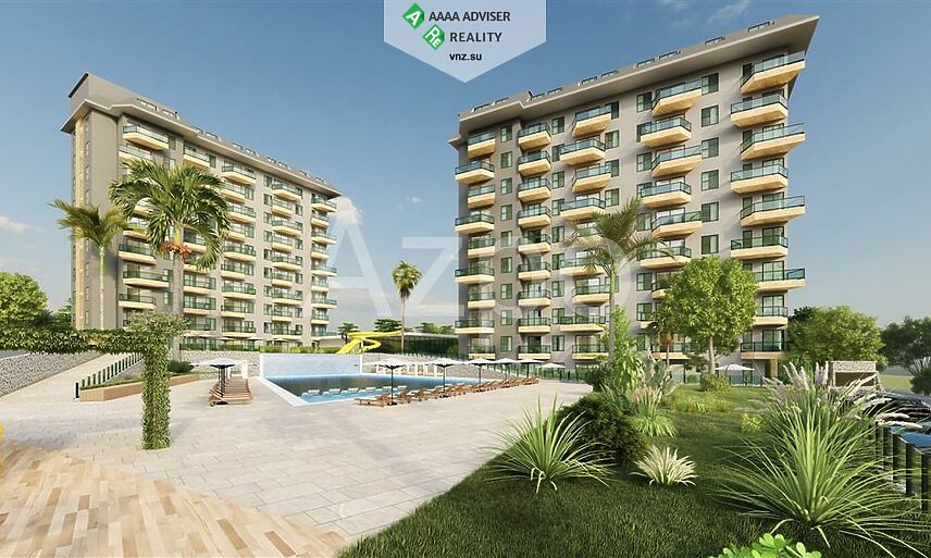 Недвижимость Турции Двухкомнатная квартира в строящемся комплексе 55 м²: 9