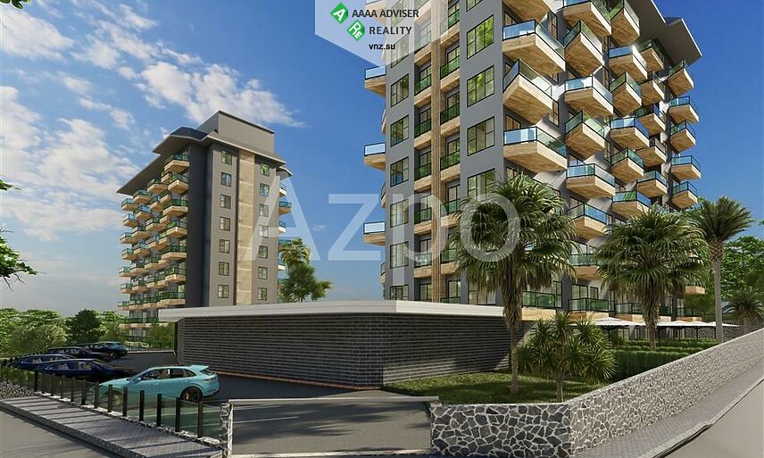 Недвижимость Турции Двухкомнатная квартира в строящемся комплексе 55 м²: 15