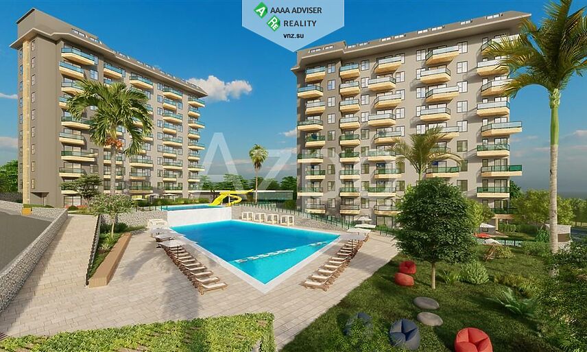 Недвижимость Турции Новая квартира 1+1 в комплексе с инфраструктурой 55 м²: 6