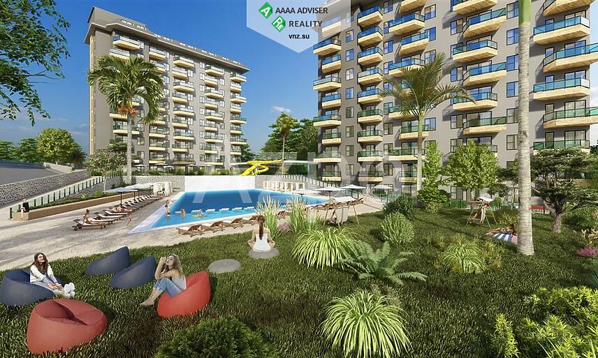 Недвижимость Турции Квартира планировкой 1+1 в комплексе с инфраструктурой 55 м²: 5
