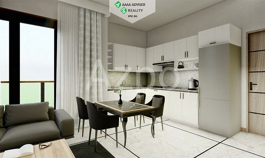 Недвижимость Турции Двухкомнатные квартиры в строящемся комплексе 52 м²: 10