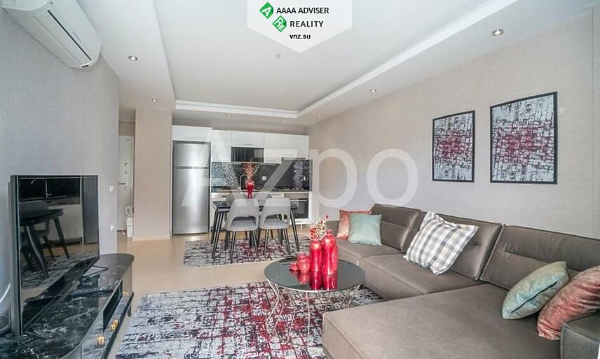 Недвижимость Турции Меблированная квартира 1+1 в элитном районе рядом с пляжем 65 м²: 1