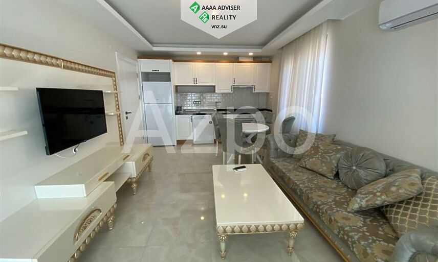 Недвижимость Турции Трёхкомнатная квартира с видом на Средиземное море 90 м²: 1