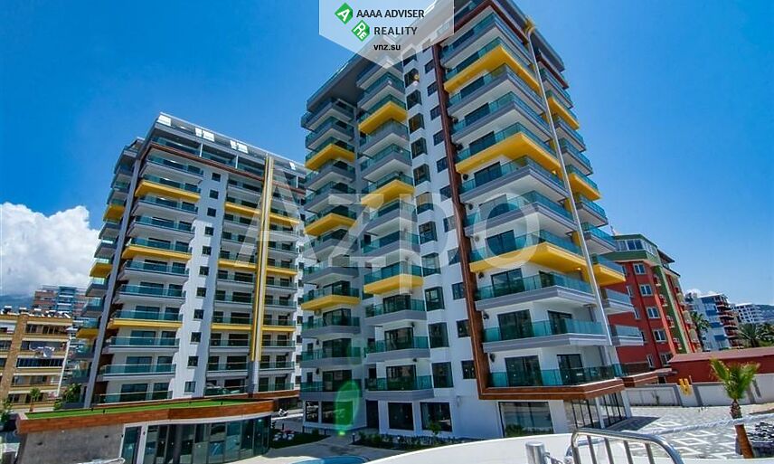 Недвижимость Турции Трёхкомнатная квартира с видом на Средиземное море 90 м²: 16