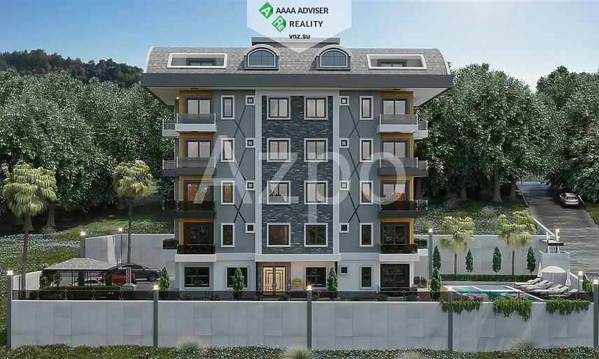 Недвижимость Турции Проект нового комплекса в посёлке Конаклы 50-115 м²: 1