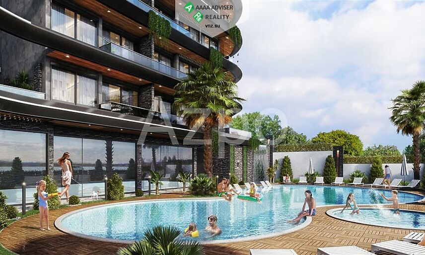 Недвижимость Турции Проект элитного комплекса в районе Кестель 43-120 м²: 2