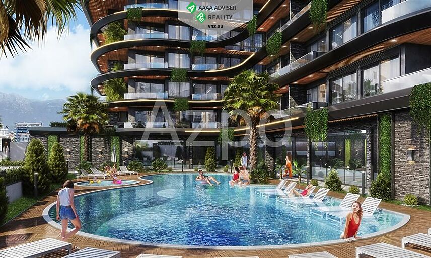 Недвижимость Турции Проект элитного комплекса в районе Кестель 43-120 м²: 17