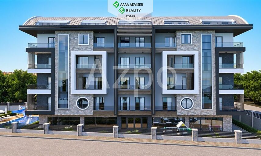 Недвижимость Турции Новый проект жилого комплекса в районе Оба 97-125 м²: 1