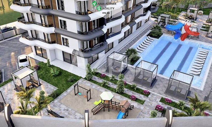 Недвижимость Турции Пентхаусы планировками 2+1 и 4+1 в строящемся комплексе 105-185 м²: 4