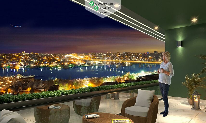 Недвижимость Турции Новый проект комплекса рядом с морем, Стамбул 54-165 м²: 4