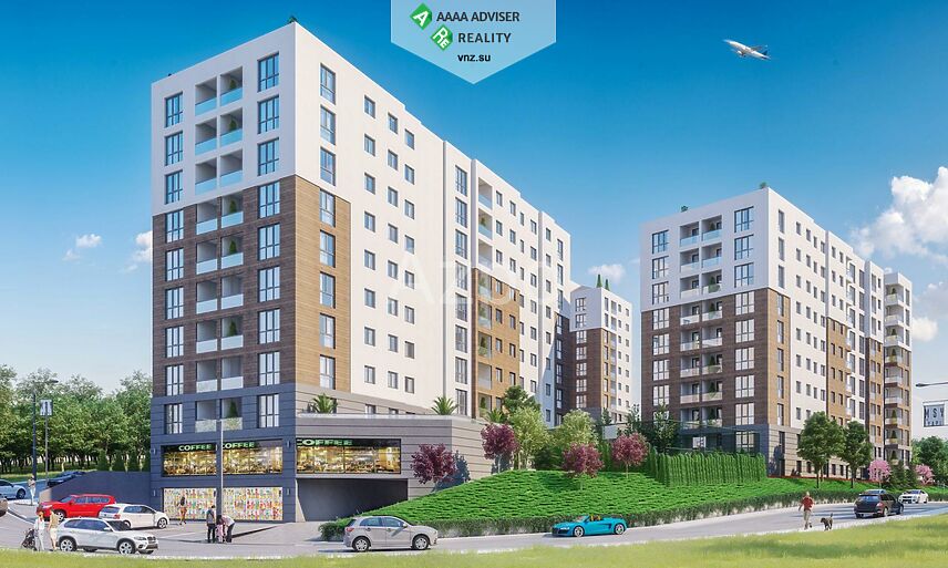 Недвижимость Турции Квартиры различных форматов в новом комплексе, Стамбул 90-177 м²: 2