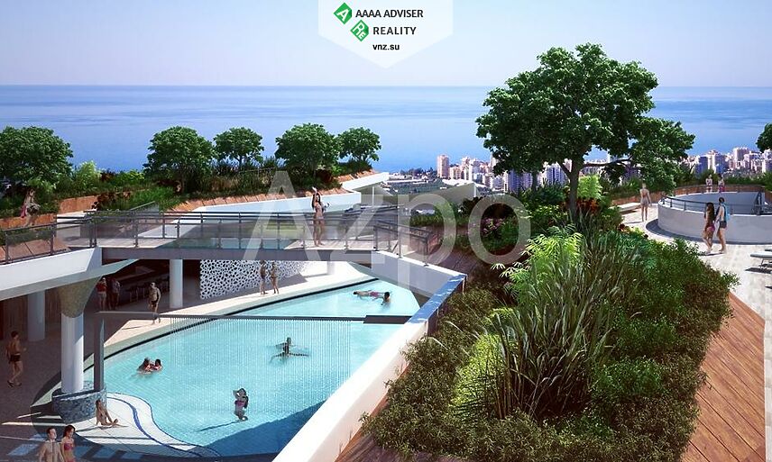 Недвижимость Турции Двухкомнатная квартира в комплексе premium-класса 62 м²: 3
