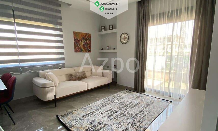 Недвижимость Турции Новая квартира 2+1 с мебелью и бытовой техникой рядом с пляжем 70 м²: 1