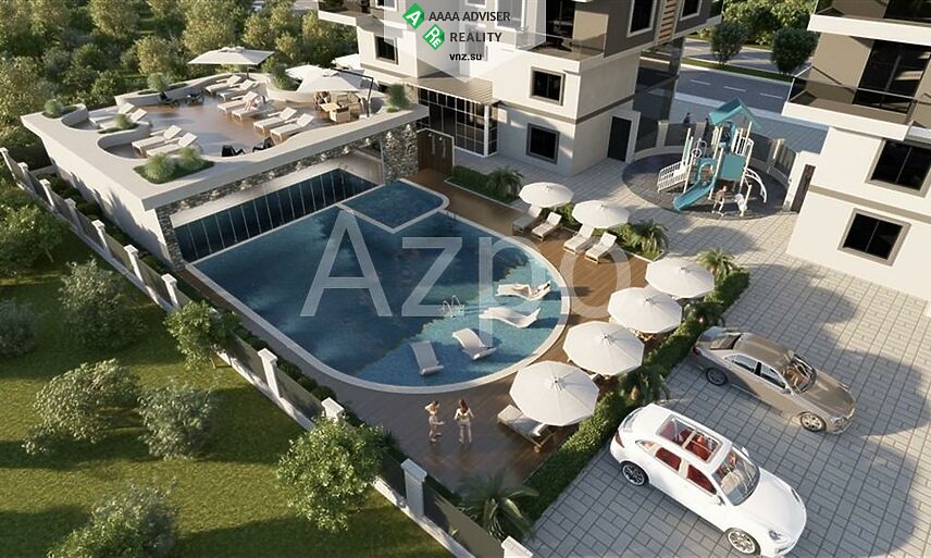 Недвижимость Турции Новая квартира 2+1 с мебелью и бытовой техникой рядом с пляжем 70 м²: 9