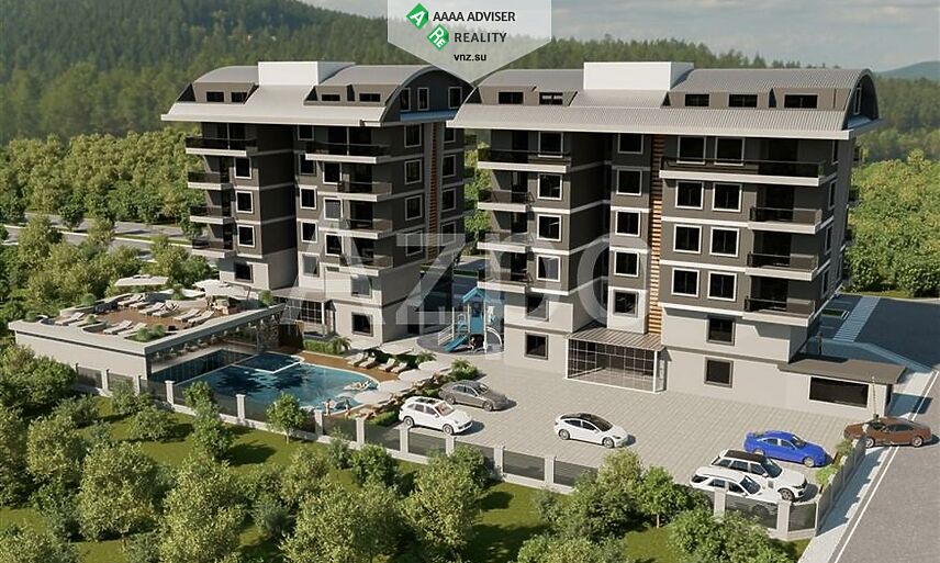 Недвижимость Турции Новая квартира 2+1 с мебелью и бытовой техникой рядом с пляжем 70 м²: 10