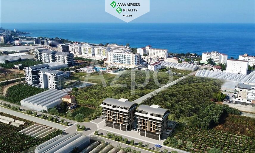Недвижимость Турции Новая двухкомнатная квартира с видом на море 55 м²: 13