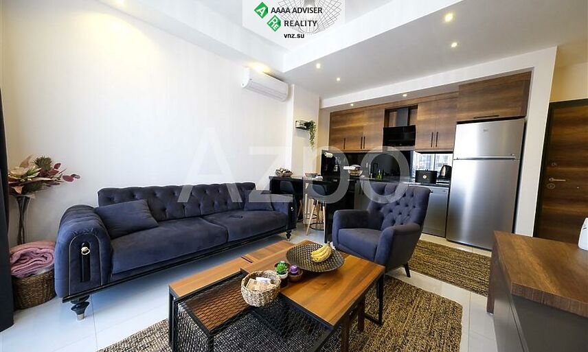Недвижимость Турции Меблированная квартира 1+1 в комплексе с инфраструктурой отеля 55 м²: 1