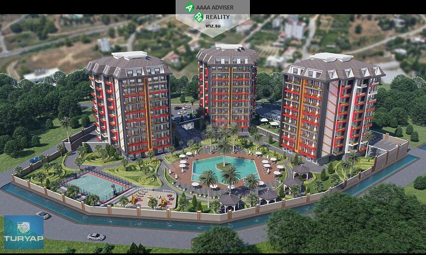 Недвижимость Турции Квартира 1+1 в Авсалларе : 15