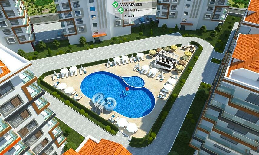 Недвижимость Турции Квартира 1+1 в Авсалларе : 19