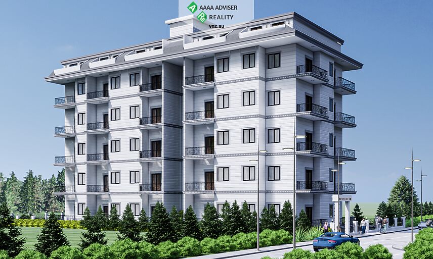 Недвижимость Турции Квартира 1+1 в премиальном комплексе: 5