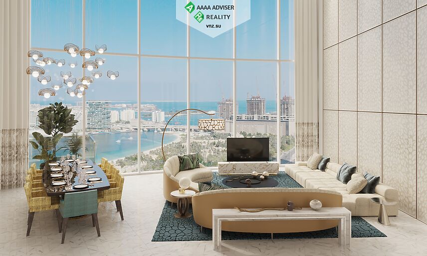Недвижимость ОАЭ Роскошная дизайнерская квартира с 3 спальнями : 2