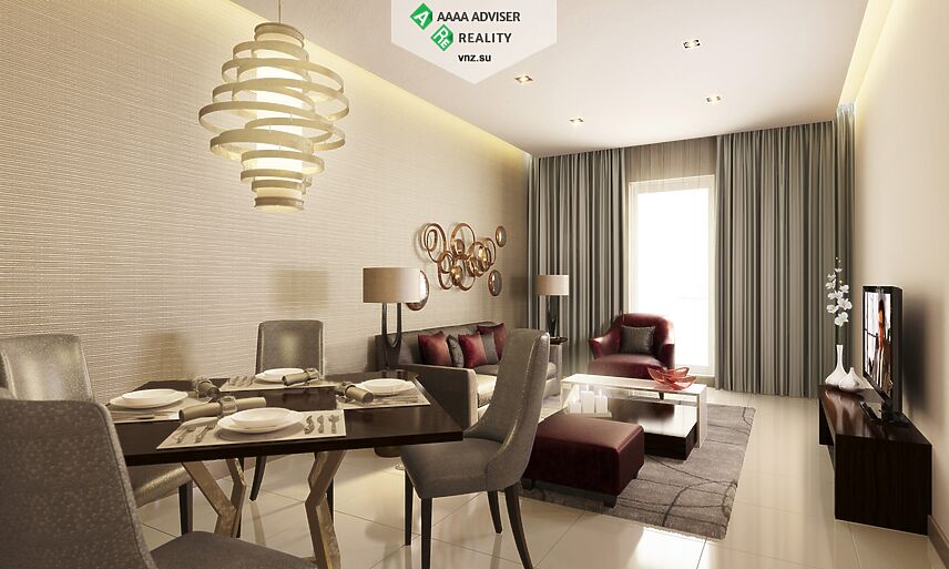Недвижимость ОАЭ Современная квартира с 1 спальней : 3