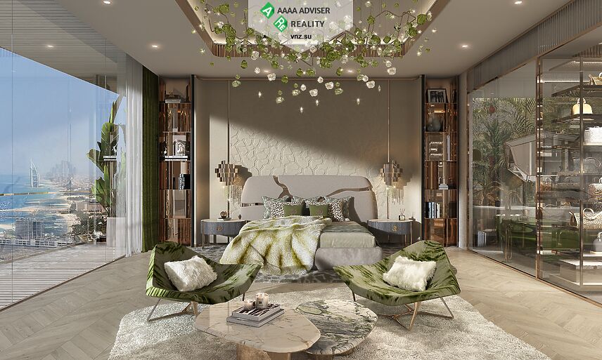 Недвижимость ОАЭ Роскошный дизайнерский дуплекс с 3 спальнями: 3