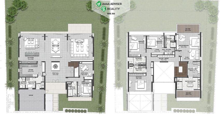 Недвижимость ОАЭ Вилла с 5 спальнями в шикарном жилом комплексе : 1