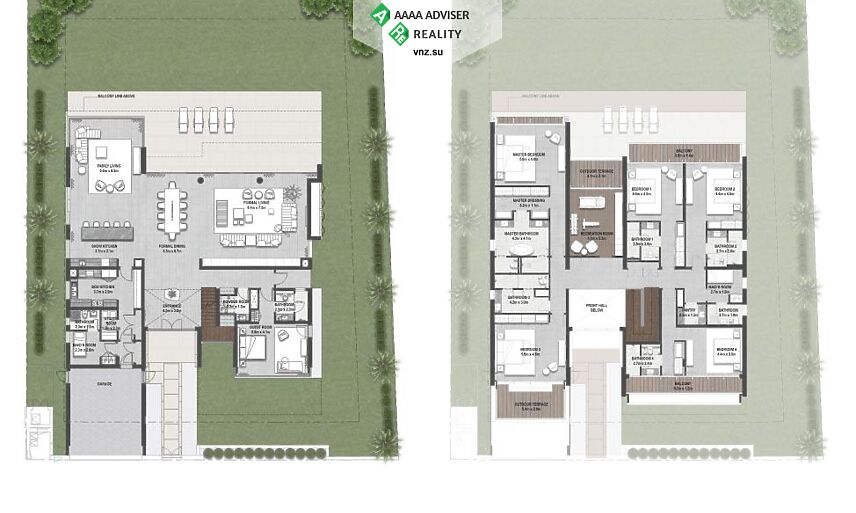 Недвижимость ОАЭ Вилла с 6 спальнями в шикарном жилом комплексе : 1