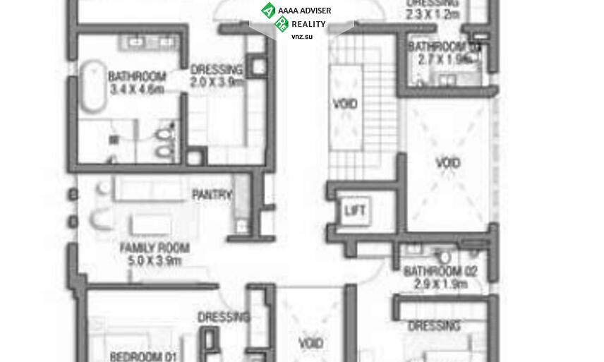 Недвижимость ОАЭ Вилла класса премиум с 6 спальнями : 8