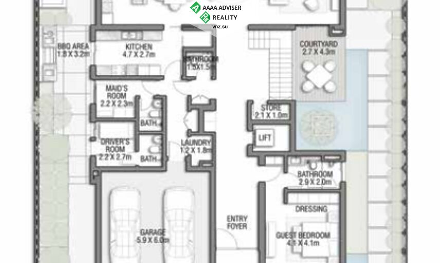 Недвижимость ОАЭ Вилла класса премиум с 6 спальнями : 10